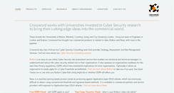 Desktop Screenshot of crosswordcybersecurity.com