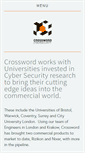 Mobile Screenshot of crosswordcybersecurity.com